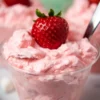 Keto strawberry fluff